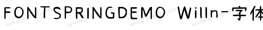 FONTSPRINGDEMO Willn字体转换